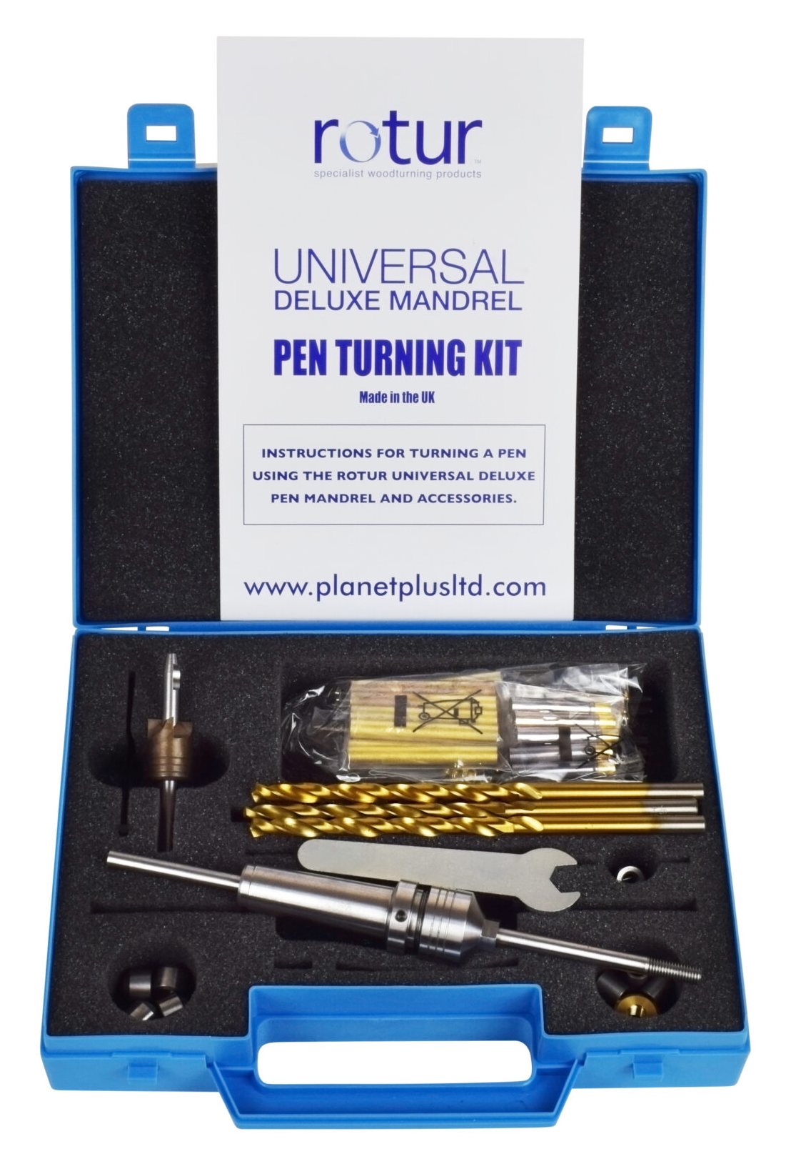 Rotur Deluxe Colleted Pen Turning Kit - Classic Hand Tools Limited