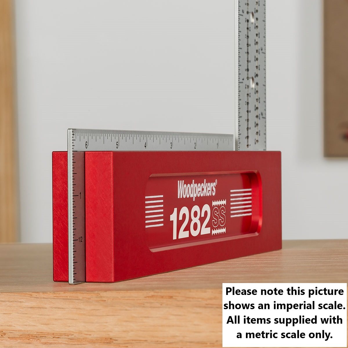 Woodpeckers In-Dexable Combination Square - Standard - Metric - 300mm Blade