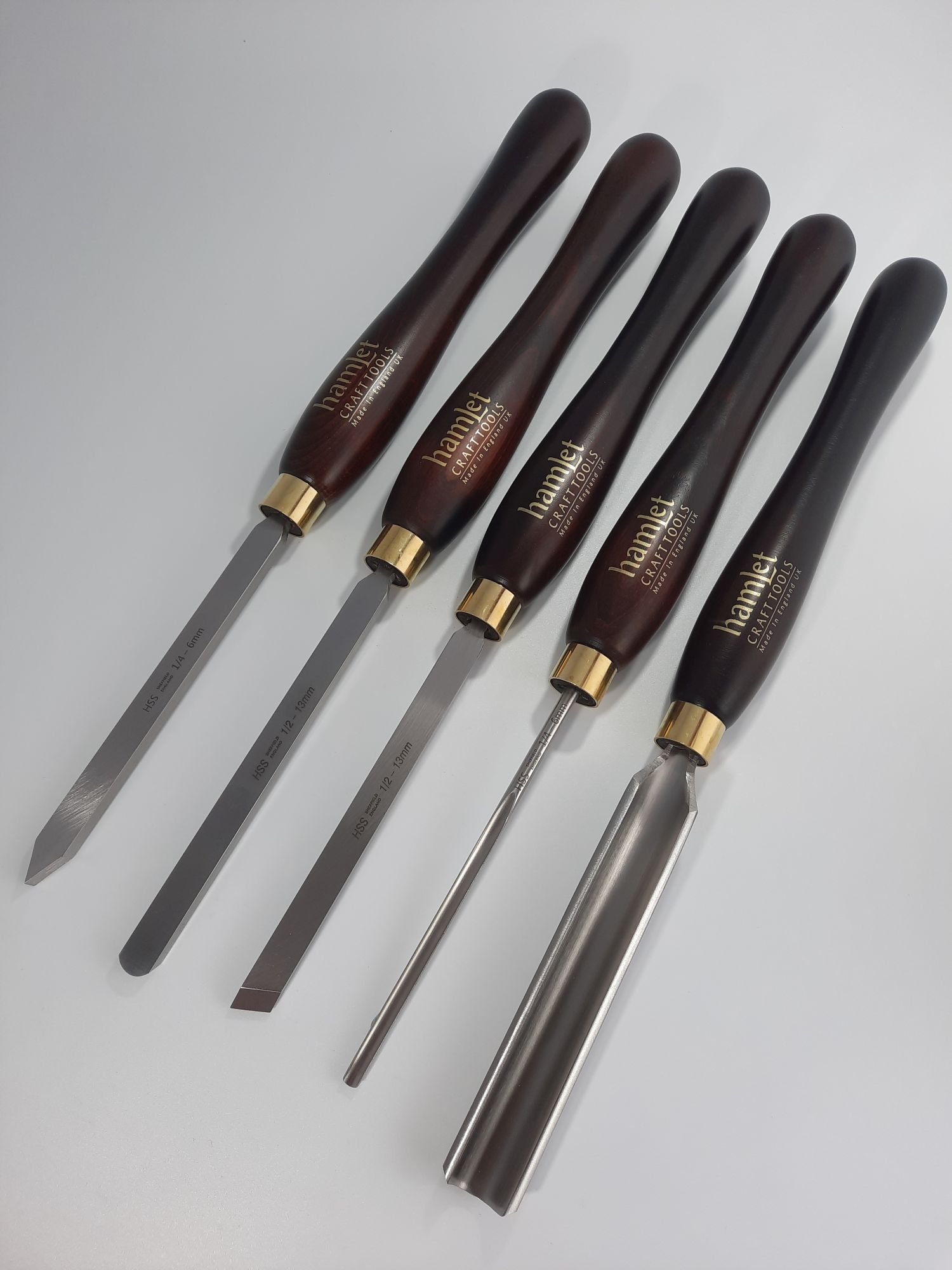 Hamlet Woodturning Boxed Set 5 piece Classic Hand Tools Limited