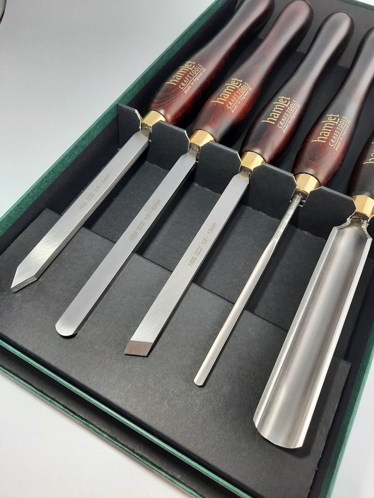 Hamlet Woodturning Boxed Set 5 piece Classic Hand Tools Limited
