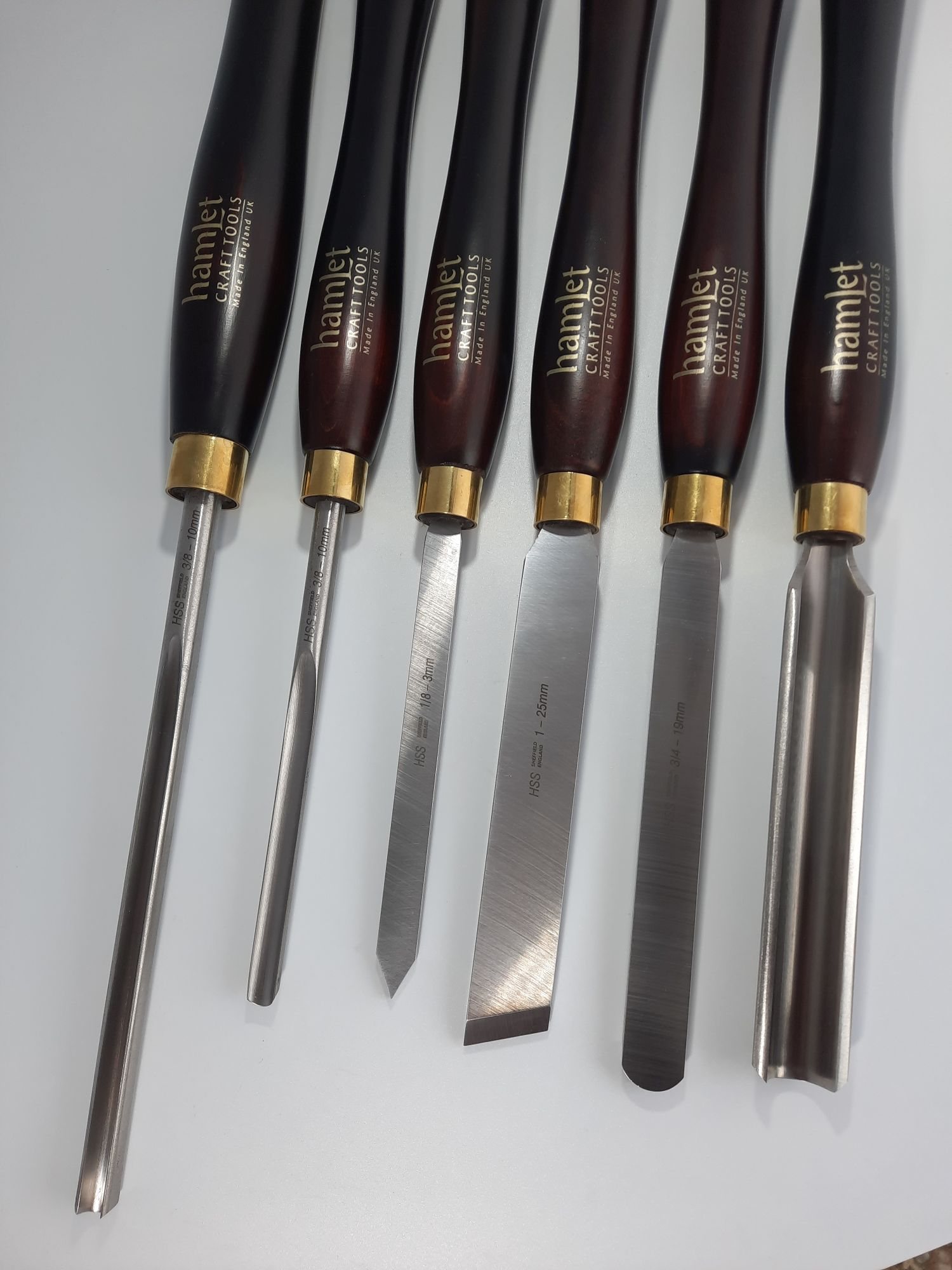 Hamlet Woodturning Boxed Set 6 piece Classic Hand Tools Limited