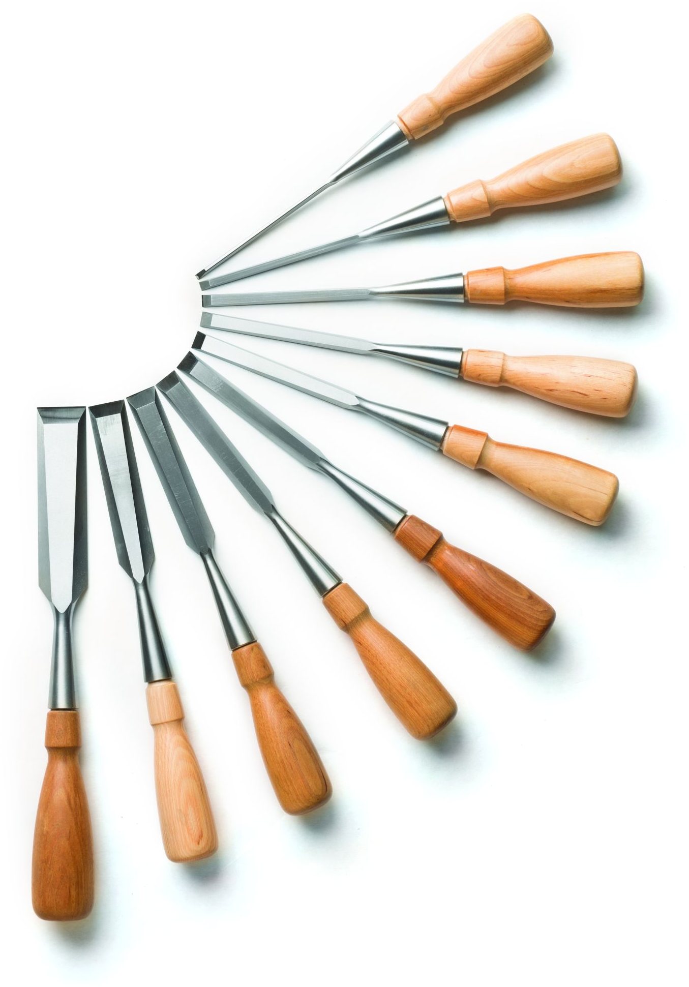 Mk2 Beveled Edge Bench Chisels by Ashley Iles - Set of 10