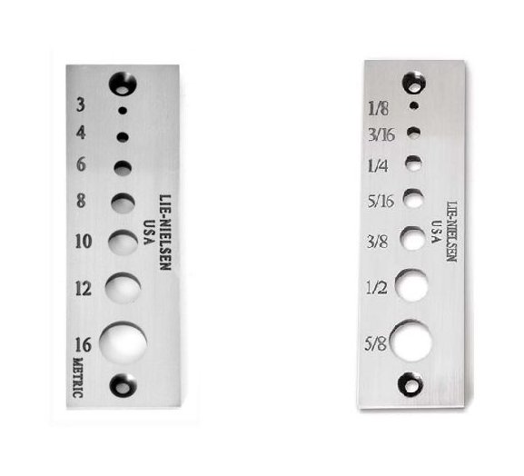 LieNielsen Toolworks LieNielsen Dowel Plates Classic Hand Tools Limited