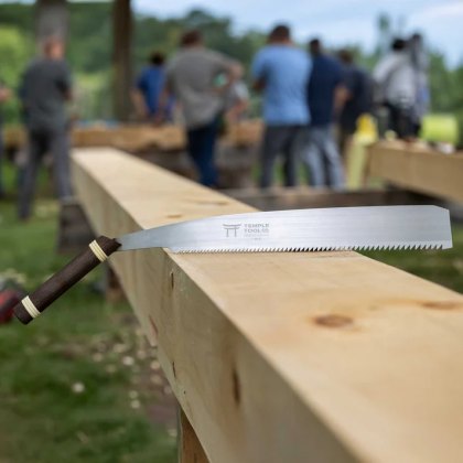 Temple Tool Co. Timber Framing Saw Rip Cut Temple Tool Co. Timber Framing Saw Rip Cut