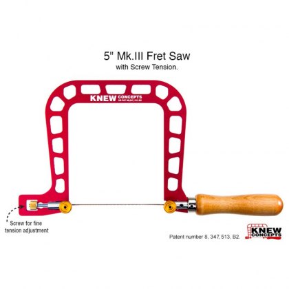 Knew Concepts 5'' Fret Saw with Screw Tension