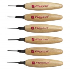 Flexcut 1.5mm Mixed Profile Micro Tool Set MT910 Flexcut 1.5mm Mixed Profile Micro Tool Set MT910