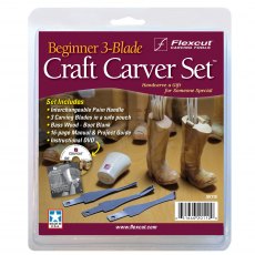 Flexcut Beginners 3 Blade Craft Carver Set SK110 Flexcut Beginners 3 Blade Craft Carver Set SK110