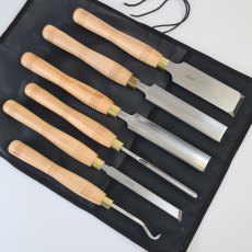 Ashley Iles Pole Lathe Tools - Set of 6 Ashley Iles Pole Lathe Tools - Set of 6