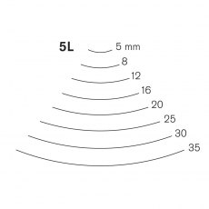 Pfeil Long Bent Gouges Series 5L