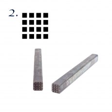 Henry Taylor Woodcarving Punch - Square Dots Henry Taylor Woodcarving Punch - Square Dots