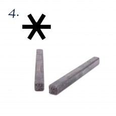 Henry Taylor Woodcarving Punch - Asterisk with solid centre