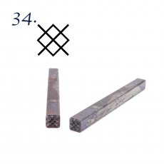 Henry Taylor Woodcarving Punch - Diamond Pattern