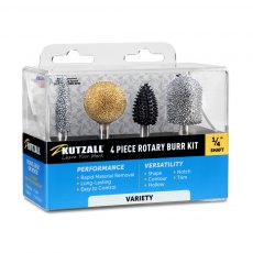 Kutzall 4 Piece Variety 1/4'' Burr Kit Kutzall 4 Piece Variety 1/4'' Burr Kit