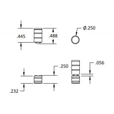 Brusso Stainless Ball Catch BC-263S Brusso Stainless Ball Catch BC-263S