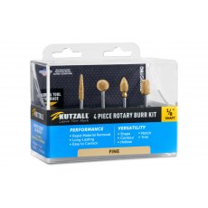 Kutzall 4 Piece Fine 1/8'' Burr Kit Kutzall 4 Piece Fine 1/8'' Burr Kit