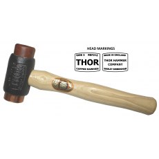 Copper/Hide Hammer - Branded Head Size 2 Copper/Hide Hammer - Branded Head Size 2