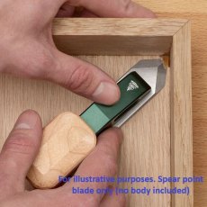 Blue Spruce Spearpoint Blade for Chisel Plane Blue Spruce Spearpoint Blade for Chisel Plane