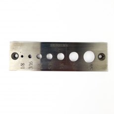 Lie Nielsen Imperial Dowel Plate in LN Leather Wallet [Preowned, SOLD]