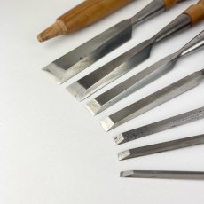 Lie Nielsen 01 Chisels - set of 7 [Preowned, SOLD]