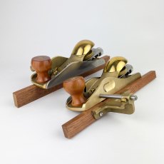 Lie Nielsen Toolworks No.140 Skew Block Planes (Bronze) - Pair (Right & Left) [Preowned, SOLD]
