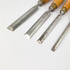 Marples Bevel Edged Bench Chisels x4 (1/4'', 3/8'', 5/8'' & 3/4'') [Preowned, SOLD]