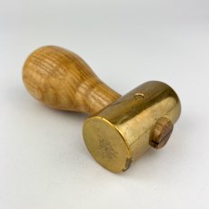 David Barron Brass Chisel Hammer [Preowned, SOLD]