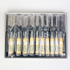 IYOROI Japanese Chisels (with Boxwood Handles) - Set of 10 [Preowned, Unused, SOLD]