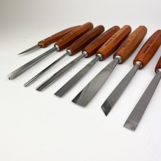 Pfeil Carving Tools Set of 8 with Roll [Preowned, Unused, SOLD]