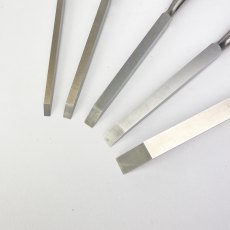 Lie-Nielsen Toolworks - Set of 5 Mortise Chisels with Lie Nielsen Roll [Preowned, As New, SOLD]