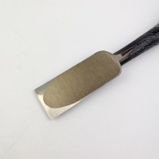 TASAI Japanese Chisel (24mm) - Damascus Steel (Mokume) & Sandalwood Handle [Preowned, Unused, SOLD]