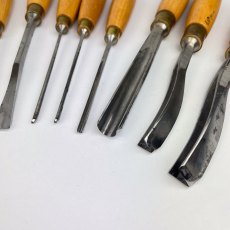 13 Ashley Iles Carving Tools [Preowned, SOLD]