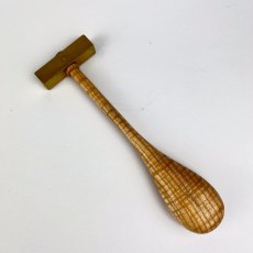 David Barron -  Attractive Brass Headed Hammer [Preowned, SOLD]