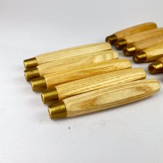 15 Quality Ash Chisel Handles (with Brass Ferrules) [Clearance, SOLD]
