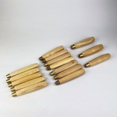 15 Quality Ash Chisel Handles (with Brass Ferrules) [Clearance, SOLD]