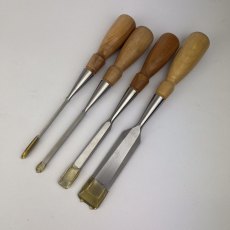 Lie-Nielsen - 4 Bevel Edge Chisels [Preowned, Unused, SOLD]