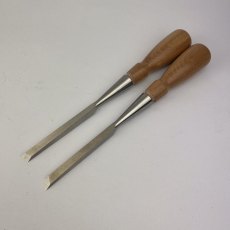 Lie-Nielsen - Pair of 3/8'' Skew Chisels [Preowned, Unused, SOLD]