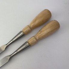 Lie-Nielsen - Pair of 1/2'' Skew Chisels [Preowned, Unused, SOLD]