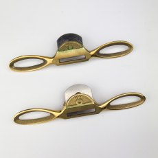 Lie-Nielsen - Pair of Preston-style Bronze Spokeshaves [Preowned, SOLD]