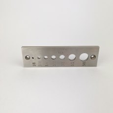 Lie-Nielsen - Imperial Dowel Plate (with Leather Wallet) [Preowned, SOLD]