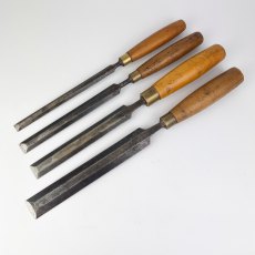 Paring chisels – 4 lovelies [Vintage, SOLD]