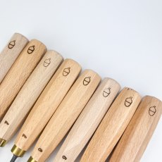 EIGHT Henry Taylor Straight Carving Gouges [Clearance, SOLD]