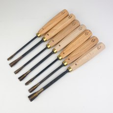 SEVEN Henry Taylor Straight Fishtail Gouges [Clearance, SOLD]