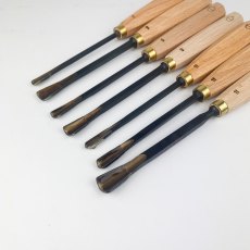 SEVEN Henry Taylor Straight Fishtail Gouges [Clearance, SOLD]