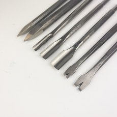 7 Pneumatic Stone Carving Tools - Auriou [Clearance]