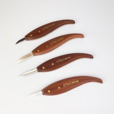 Set of 4 Pfeil Sculpture Carving Knives in Roll  [Pre-owned, As New, SOLD]