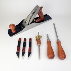 Verum 5 ½ Jack Plane, wheel marking gauge, screwdriver set & marking knife set [Pre-owned]