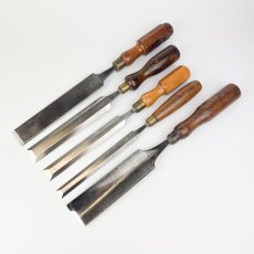 The Ward Collection – 4 Chisels & A Gouge [Vintage Sheffield edge tool making!]