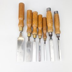 RARE - 7 Cooper & Sons FULUSE Brand Chisels [Pre-owned]