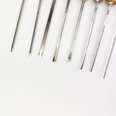 8 Pfeil Carving Tools – full size –  for fine detail work [Pre-owned]