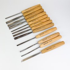 12 Pfeil Carving Tools in Roll [Pre-owned, Great Condition]